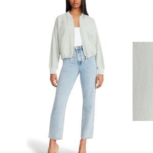 NWT $89 BB Dakota cotton gauze bomber jacket